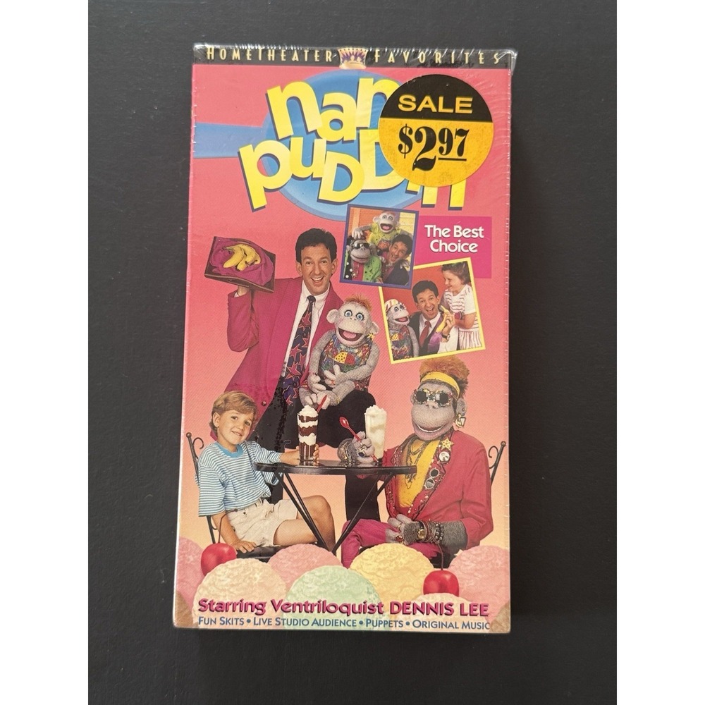 Nana Puddin The Best Choices VHS Tape 1996 Dennis Lee Puppets Christian Kids